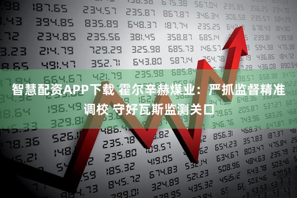 智慧配资APP下载 霍尔辛赫煤业：严抓监督精准调校 守好瓦斯监测关口